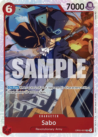 Sabo (007) - Foil (Awakening of the New Era)(OP05-007)(SR)