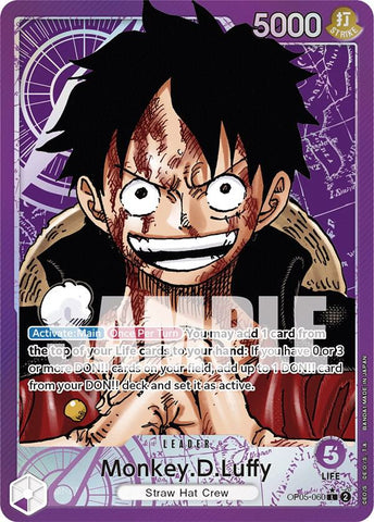 Monkey.D.Luffy (060) - Alternate Art - Foil (Awakening of the New Era)(OP05-060)(L)