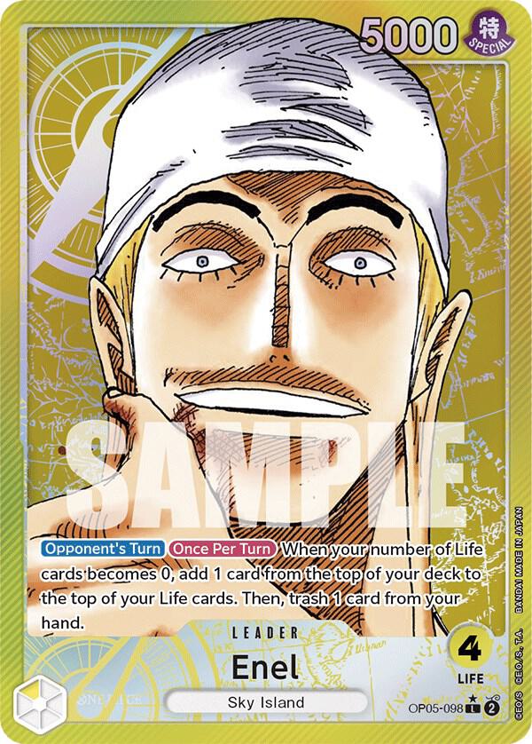 Enel (098) - Alternate Art - Foil (Awakening of the New Era)(OP05-098)(L)