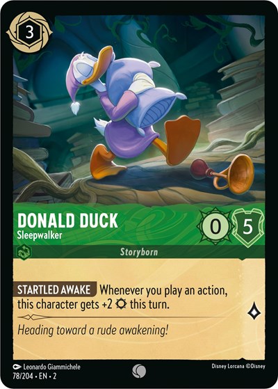 Donald Duck - Sleepwalker - Cold Foil (Rise of the Floodborn)(2-078/204)(C)