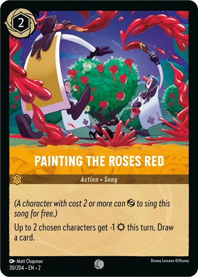 Painting the Roses Red - Cold Foil (Rise of the Floodborn)(2-030/204)(C)