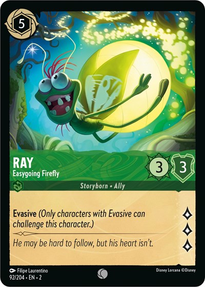 Ray - Easygoing Firefly - Cold Foil (Rise of the Floodborn)(2-092/204)(C)