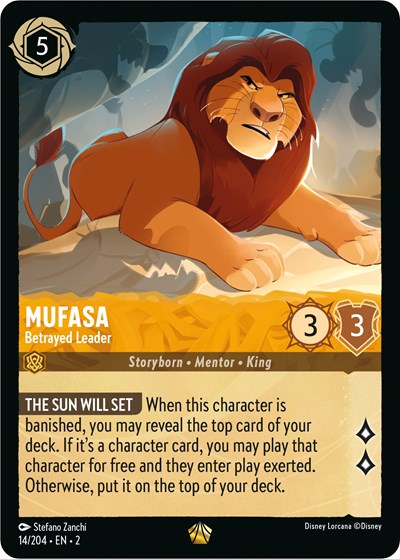 Mufasa - Betrayed Leader (Rise of the Floodborn)(2-014/204)(L)