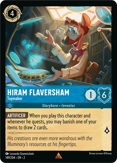 Hiram Flaversham - Toymaker (Rise of the Floodborn)(2-149/204)(R)