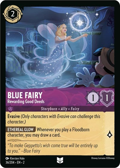 Blue Fairy - Rewarding Good Deeds (Rise of the Floodborn)(2-036/204)(U)