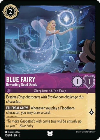 Blue Fairy - Rewarding Good Deeds (Rise of the Floodborn)(2-036/204)(U)