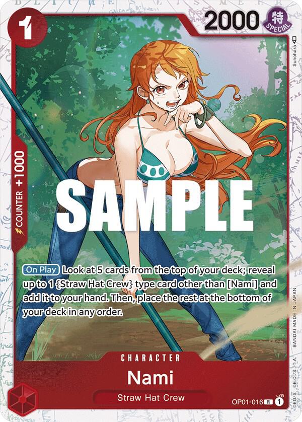 Nami - OP01-016 [Ultra Deck: The Three Captains] [Foil] (One Piece Promotion Cards)(OP01-016)(R)