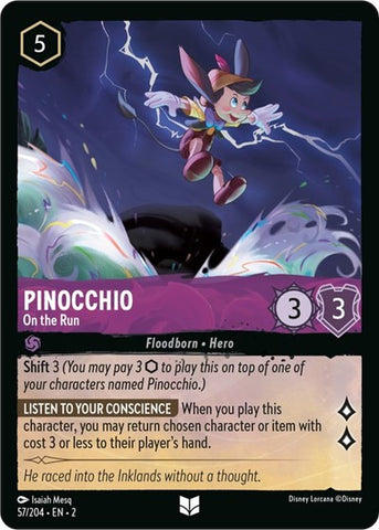 Pinocchio - On the Run (Rise of the Floodborn)(2-057/204)(U)