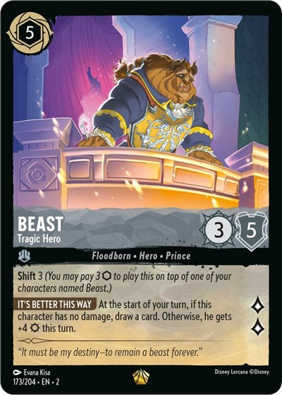 Beast - Tragic Hero - Cold Foil (Rise of the Floodborn)(2-173/204)(L)