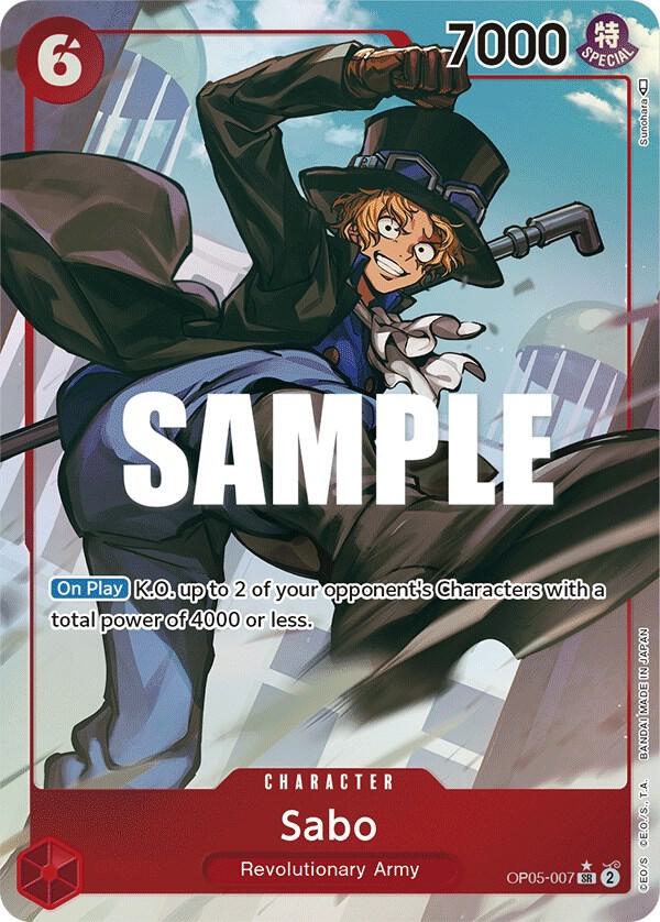Sabo (007) - Alternate Art - Foil (Awakening of the New Era)(OP05-007)(SR)