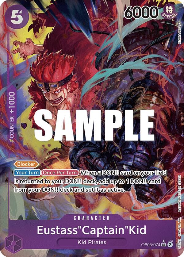 Eustass"Captain"Kid - Alternate Art - Foil (Awakening of the New Era)(OP05-074)(SR)