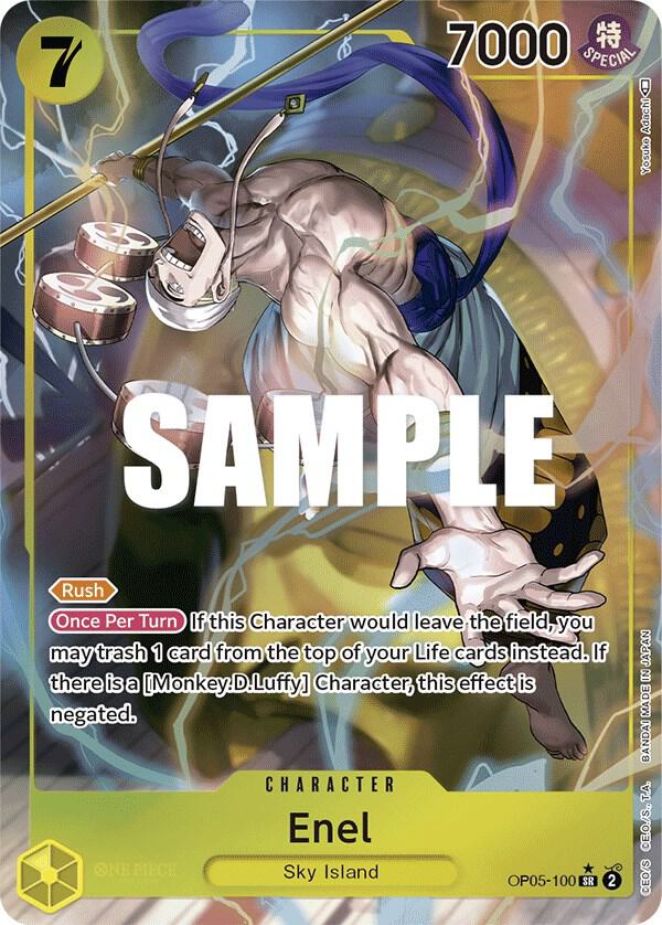 Enel (100) - Alternate Art - Foil (Awakening of the New Era)(OP05-100)(SR)