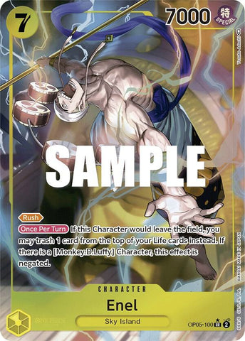 Enel (100) - Alternate Art - Foil (Awakening of the New Era)(OP05-100)(SR)