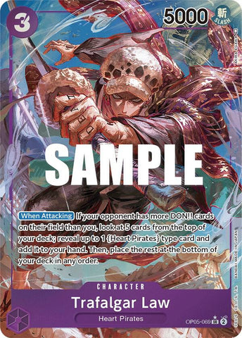 Trafalgar Law - Alternate Art (069) - Foil (Awakening of the New Era)(OP05-069)(SR)