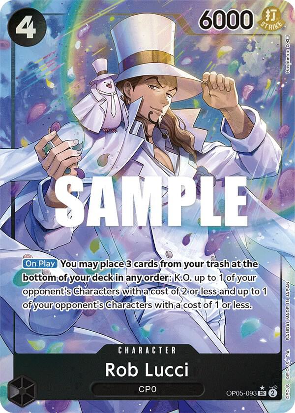 Rob Lucci (093) - Alternate Art - Foil (Awakening of the New Era)(OP05-093)(SR)