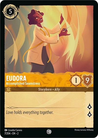Eudora - Accomplished Seamstress - Cold Foil (Rise of the Floodborn)(2-007/204)(C)
