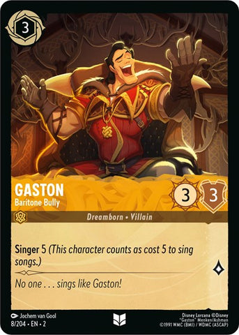 Gaston - Baritone Bully (Rise of the Floodborn)(2-008/204)(U)