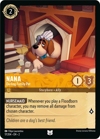 Nana - Darling Family Pet - Cold Foil (Rise of the Floodborn)(2-017/204)(U)