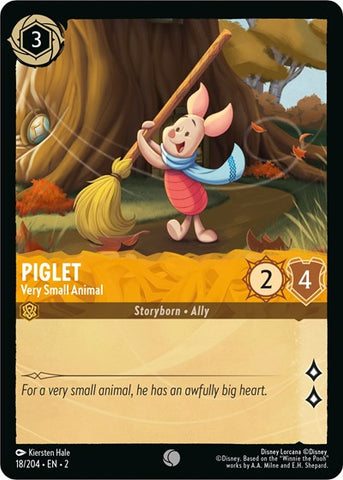 Piglet - Very Small Animal - Cold Foil (Rise of the Floodborn)(2-018/204)(C)