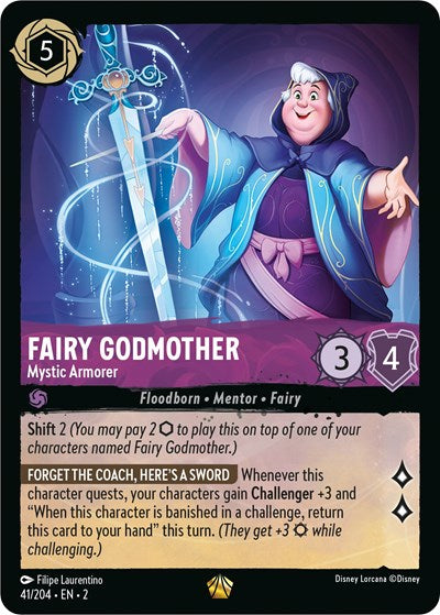 Fairy Godmother - Mystic Armorer - Cold Foil (Rise of the Floodborn)(2-041/204)(L)
