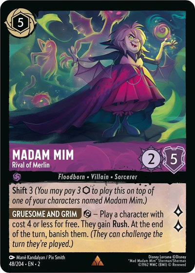 Madam Mim - Rival of Merlin - Cold Foil (Rise of the Floodborn)(2-048/204)(R)