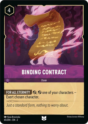 Binding Contract - Cold Foil (Rise of the Floodborn)(2-065/204)(U)