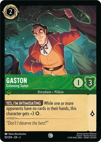 Gaston - Scheming Suitor (Rise of the Floodborn)(2-083/204)(C)