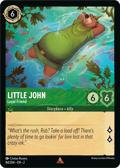 Little John - Loyal Friend - Cold Foil (Rise of the Floodborn)(2-084/204)(R)