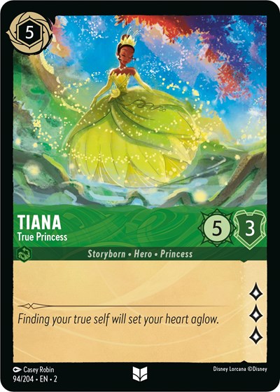 Tiana - True Princess - Cold Foil (Rise of the Floodborn)(2-094/204)(U)