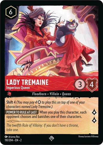 Lady Tremaine - Imperious Queen (Rise of the Floodborn)(2-110/204)(SR)