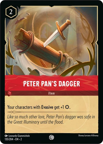 Peter Pan's Dagger (Rise of the Floodborn)(2-135/204)(C)