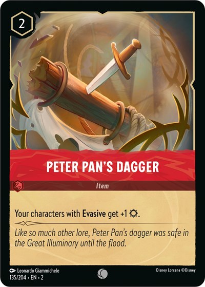 Peter Pan's Dagger - Cold Foil (Rise of the Floodborn)(2-135/204)(C)
