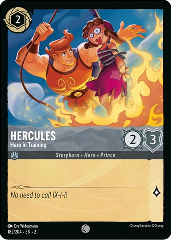 Hercules - Hero in Training - Cold Foil (Rise of the Floodborn)(2-182/204)(C)