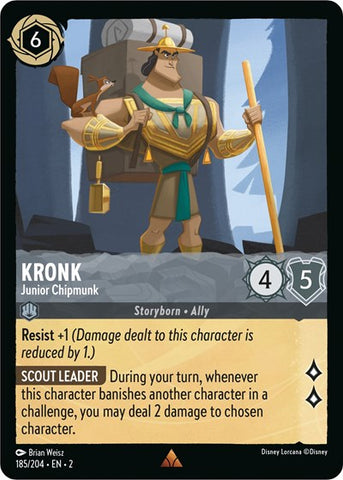 Kronk - Junior Chipmunk (Rise of the Floodborn)(2-185/204)(R)