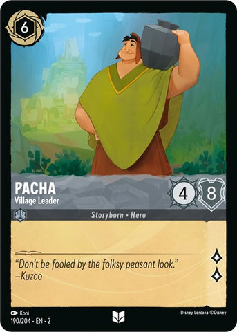 Pacha - Village Leader - Cold Foil (Rise of the Floodborn)(2-190/204)(U)
