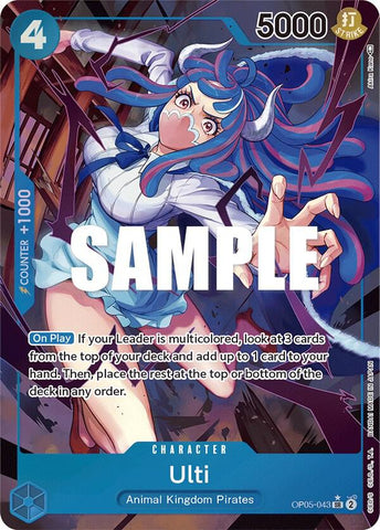 Ulti - Alternate Art - Foil (Awakening of the New Era)(OP05-043)(SR)