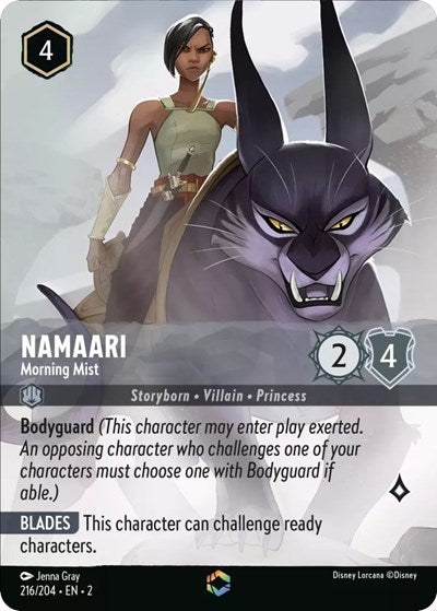Namaari - Morning Mist (Enchanted) - Holofoil (Rise of the Floodborn)(2-216/204)(E)