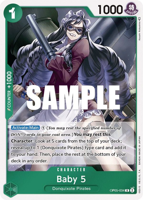 Baby 5 (034) - Foil (Awakening of the New Era)(OP05-034)(R)