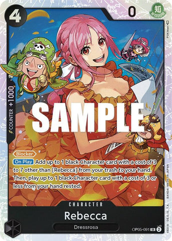 Rebecca - Foil (Awakening of the New Era)(OP05-091)(SR)