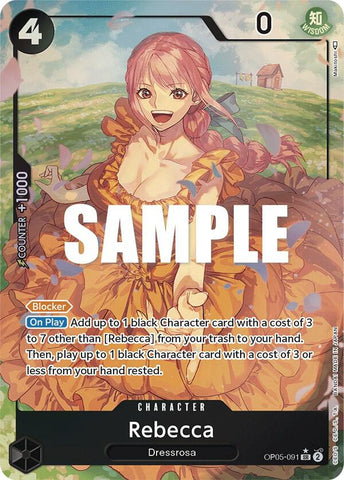 Rebecca - Alternate Art - Foil (Awakening of the New Era)(OP05-091)(SR)