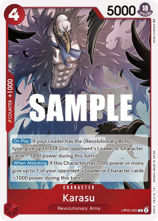 Karasu - Foil (Awakening of the New Era)(OP05-005)(R)