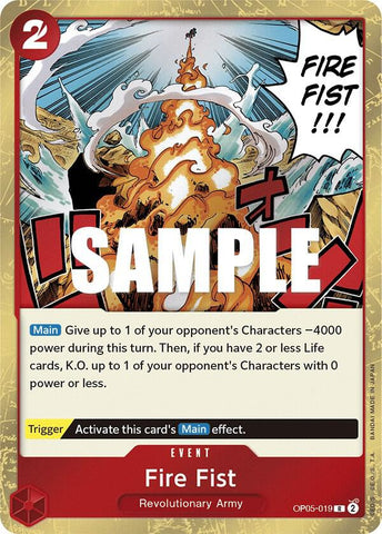Fire Fist - Foil (Awakening of the New Era)(OP05-019)(R)