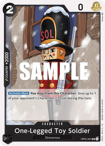 One-Legged Toy Soldier (Awakening of the New Era)(OP05-081)(UC)