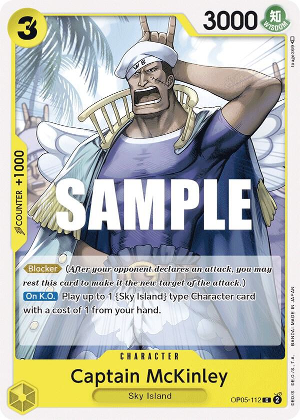Captain McKinley (Awakening of the New Era)(OP05-112)(C)