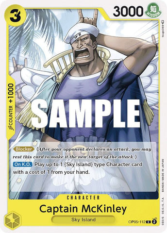 Captain McKinley (Awakening of the New Era)(OP05-112)(C)