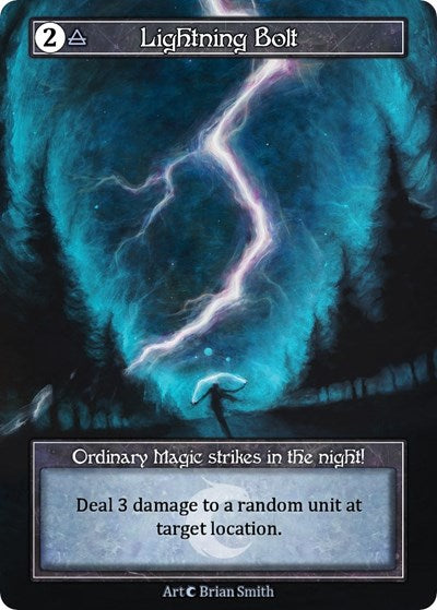 Lightning Bolt - Team Covenant Promo - Foil (Beta)(PR)