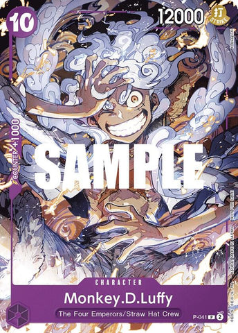 Monkey.D.Luffy (041) (One Piece Promotion Cards)(P-041)(PR)