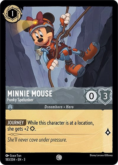 Minnie Mouse - Funky Spelunker (Into the Inklands)(3-183/204)(C)