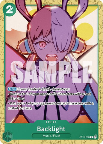 Backlight [Starter Deck 11: Uta Deck Battle] (One Piece Promotion Cards)(ST11-003)(C)