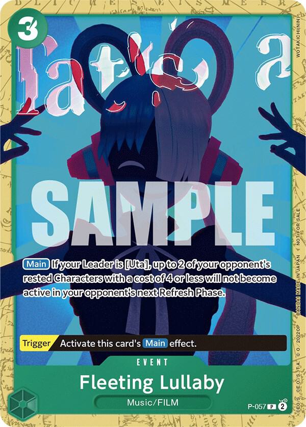 Fleeting Lullaby [Starter Deck 11: Uta Deck Battle] (One Piece Promotion Cards)(P-057)(PR)